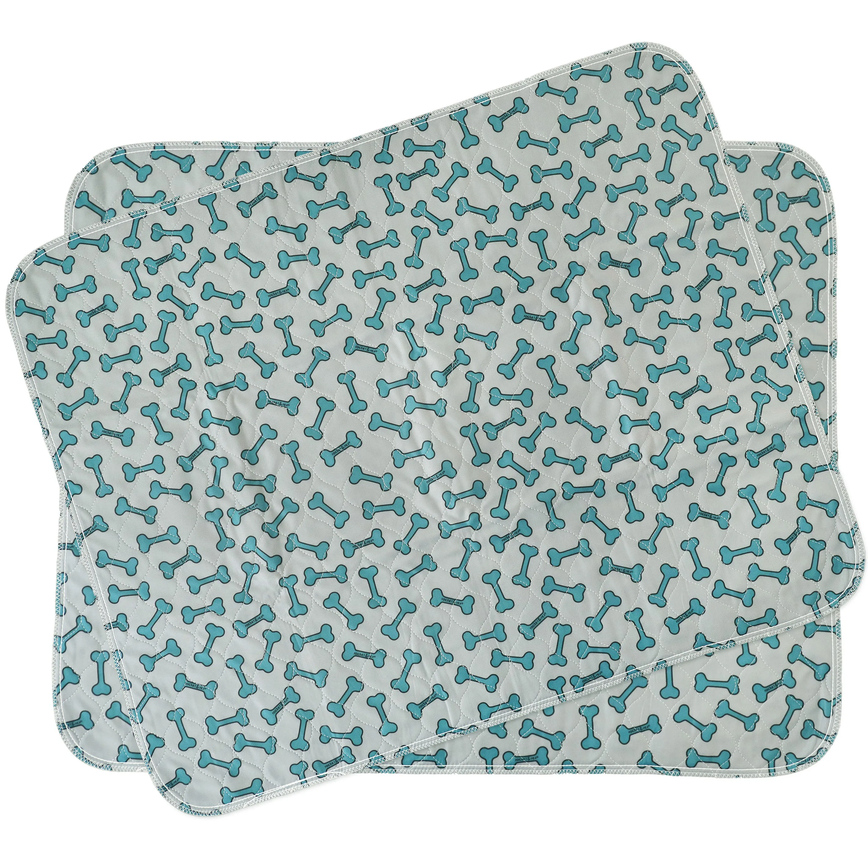 2-Pack Washable Pads, Bone Print , 30 x 36"