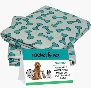 2-Pack Washable Pads, Bone Print , 30 x 36"