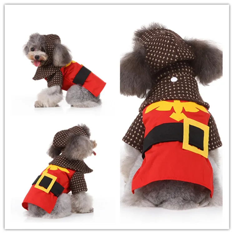 2x Halloween Xmas Christmas Gifts Decoration Christmas Supplies Dog Clothes Funny Pet Outfit