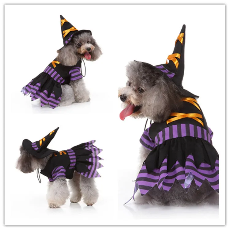 2x Halloween Xmas Christmas Gifts Decoration Christmas Supplies Dog Clothes Funny Pet Outfit