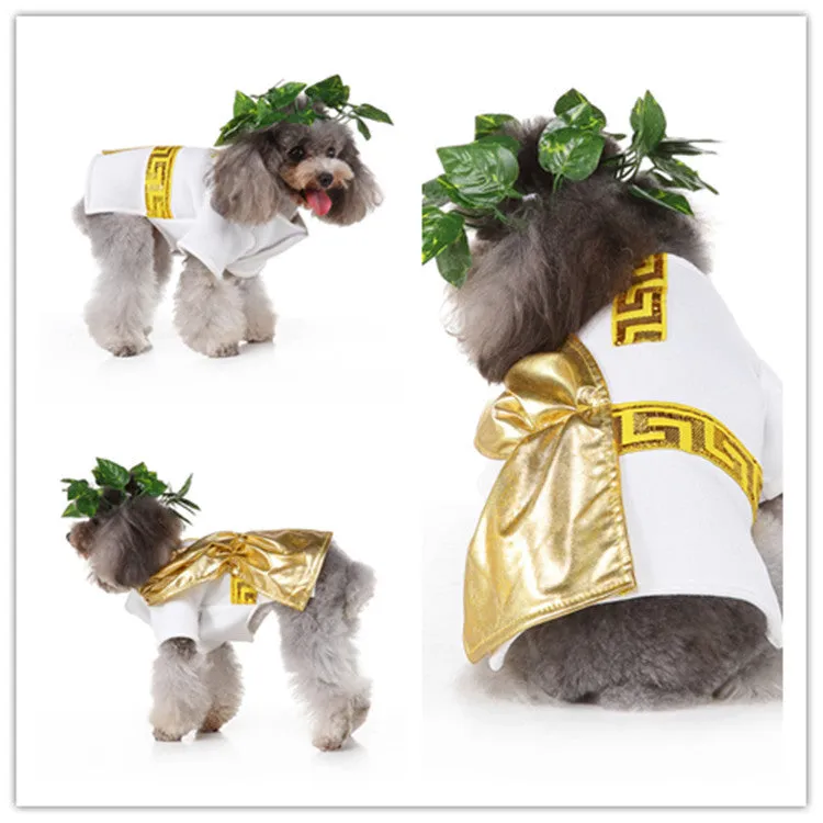 2x Halloween Xmas Christmas Gifts Decoration Christmas Supplies Dog Clothes Funny Pet Outfit