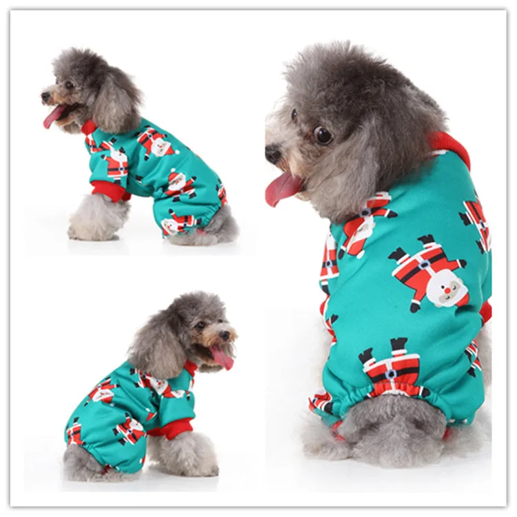 2x Halloween Xmas Christmas Gifts Decoration Christmas Supplies Dog Clothes Funny Pet Outfit