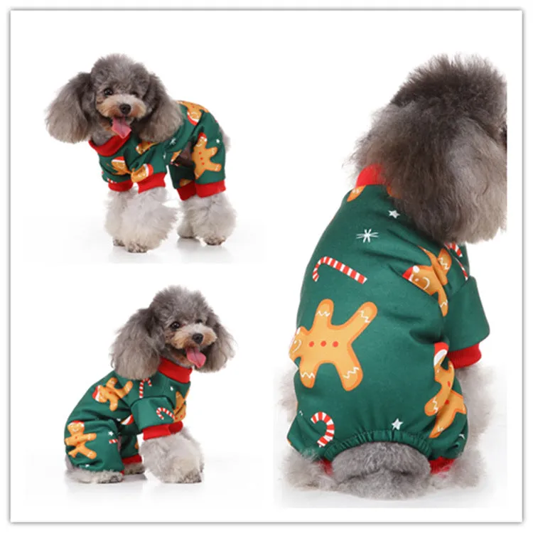 2x Halloween Xmas Christmas Gifts Decoration Christmas Supplies Dog Clothes Funny Pet Outfit