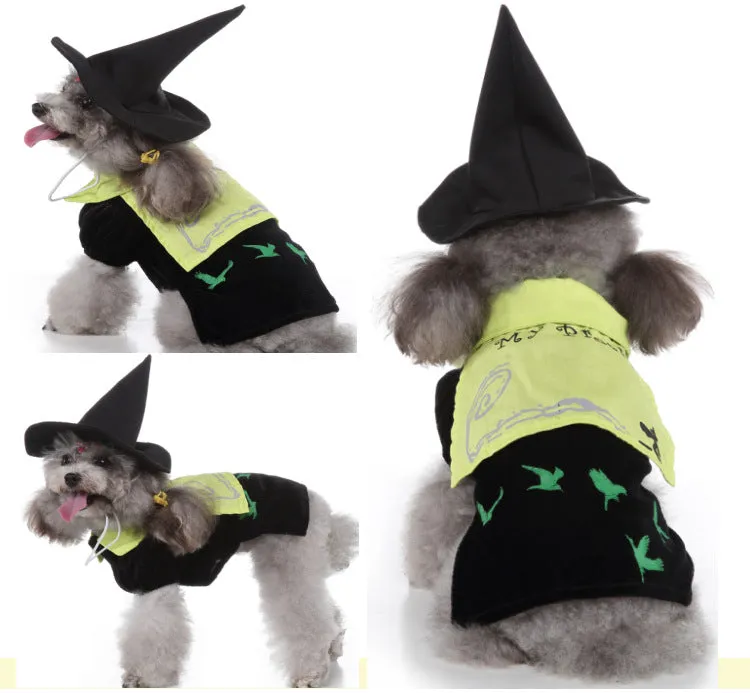 2x Halloween Xmas Christmas Gifts Decoration Christmas Supplies Dog Clothes Funny Pet Outfit