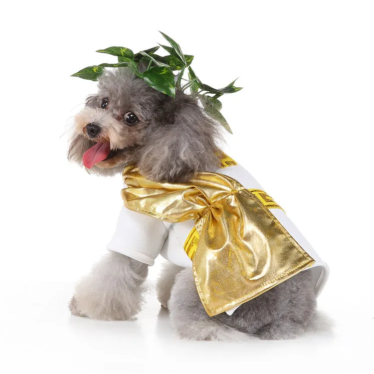 2x Halloween Xmas Christmas Gifts Decoration Christmas Supplies Dog Clothes Funny Pet Outfit