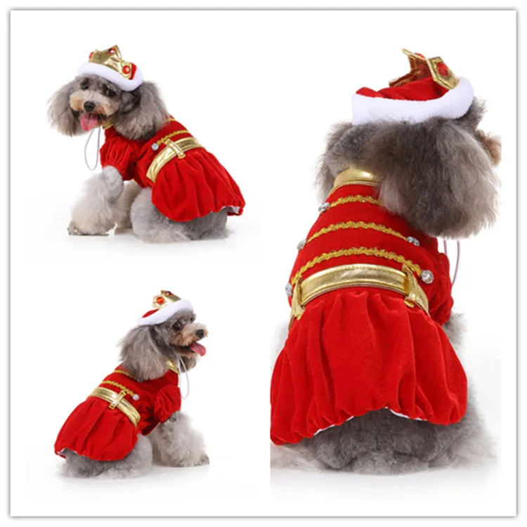 2x Halloween Xmas Christmas Gifts Decoration Christmas Supplies Dog Clothes Funny Pet Outfit