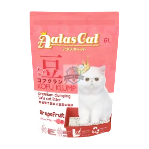 Aatas Cat Kofu Klump Tofu Cat Litter Grapefruit 6L
