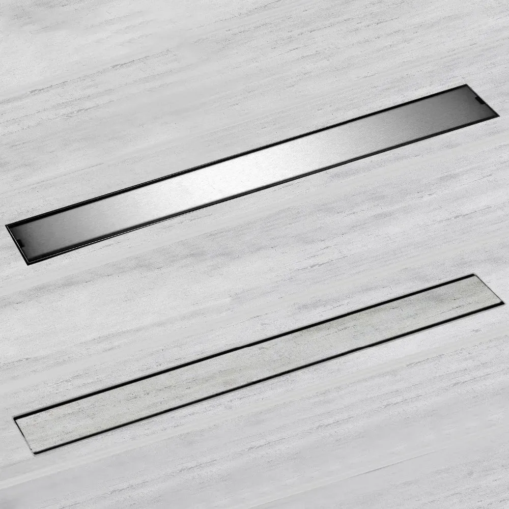 Bathroom Linear Odor Resistant Drain Rectangle Stainless Steel Drain