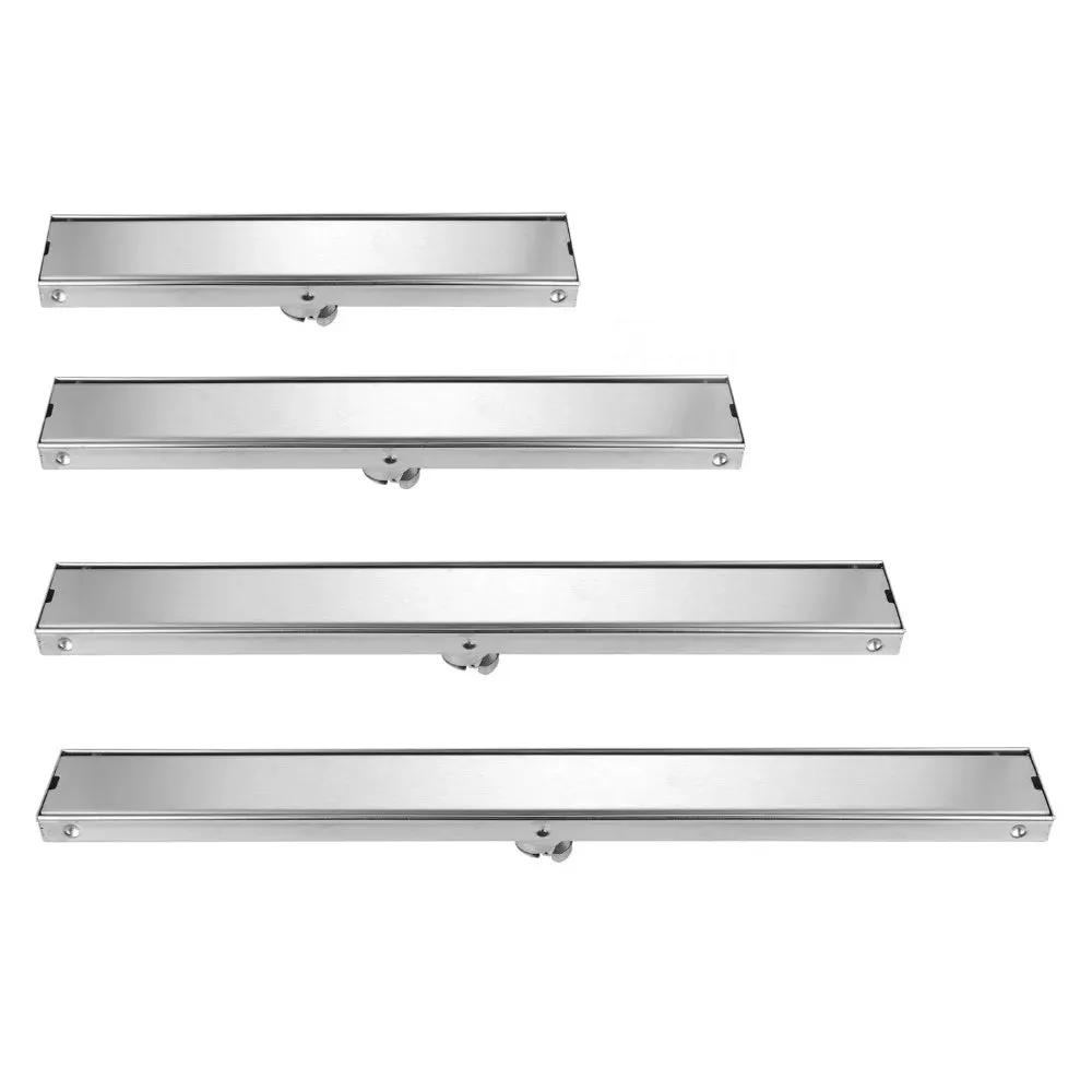 Bathroom Linear Odor Resistant Drain Rectangle Stainless Steel Drain
