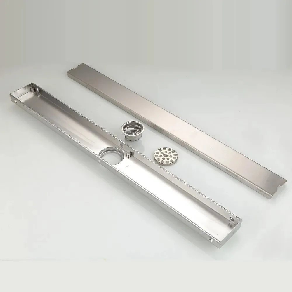 Bathroom Linear Odor Resistant Drain Rectangle Stainless Steel Drain