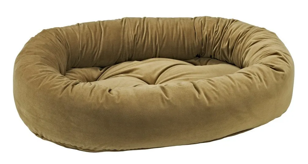 Bowsers Toffee Eurovelvet Donut Dog Bed