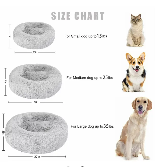 Calming Donut Pet Bed