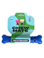 Chew Mate Natural Rubber Treat Brush Bone