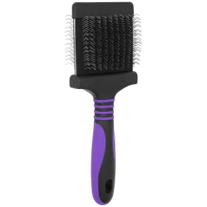 Deshedding Medium Firm Purple Slicker Brush by Dog Fashion Spa