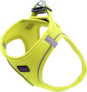Dog Harness Small Sized Dog, Step-in Reflective Harness Small Sized Dogs, Puppy Vest, Mesh Vest, Adjustable, Soft, High Reflectivity, Breathable Fabric, Heavy Duty Velcro, Neon Yellow