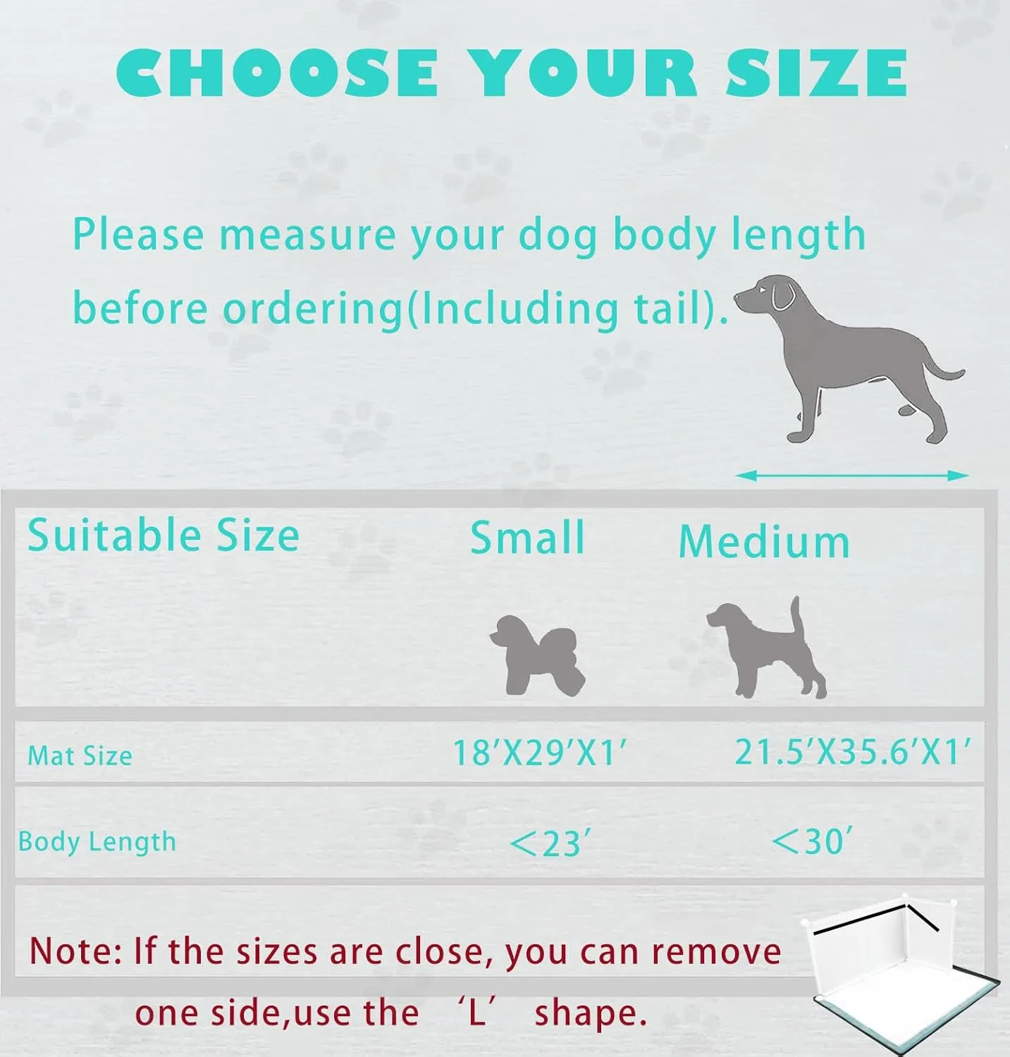 Dog Litter Box with High Walls,Indoor Dog Potty for Small to Medium Dogs Like Corgie French Bulldog,etc.No Spill Silicone Pee Pad Holder Tray for Dogs Work with Most Training Pads and Easy to Clean.
