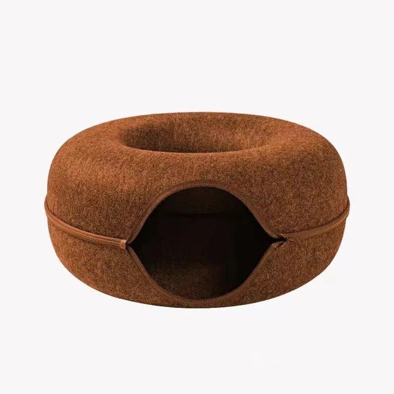 Donut Cat Bed Tunnel