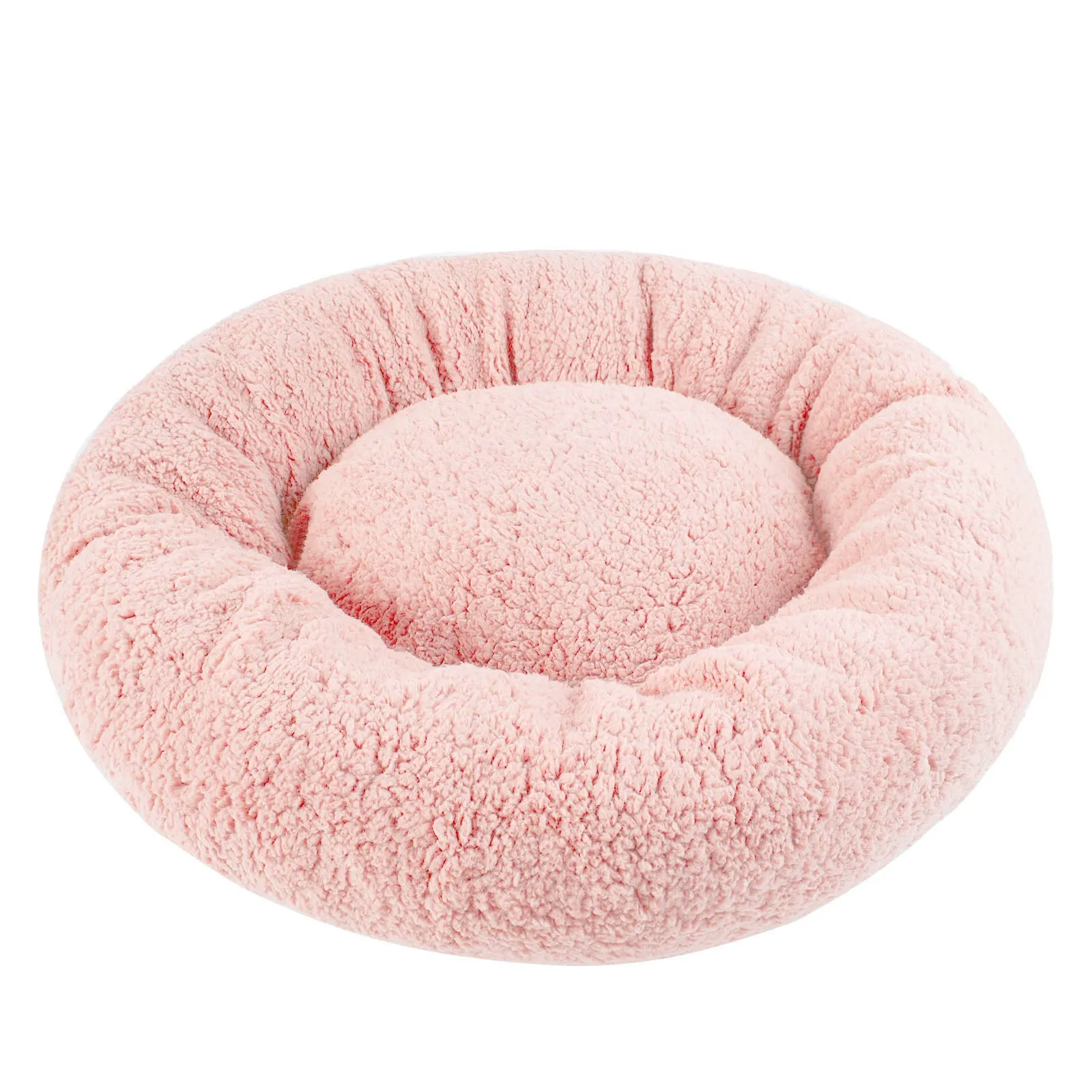 Donut Pet Bed Dish Cuddler Dog Cat Sleeping Cushion