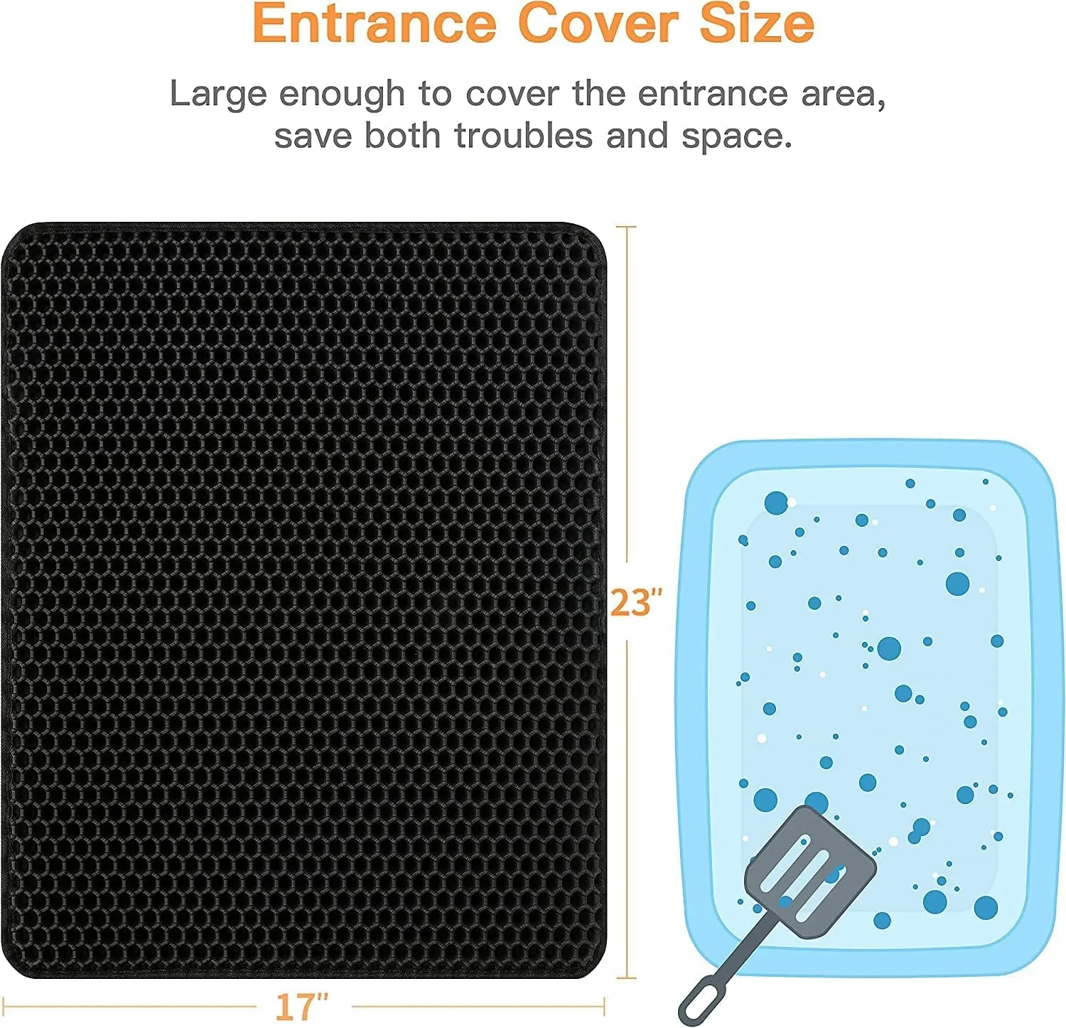 Double Layered Cat Litter Mat
