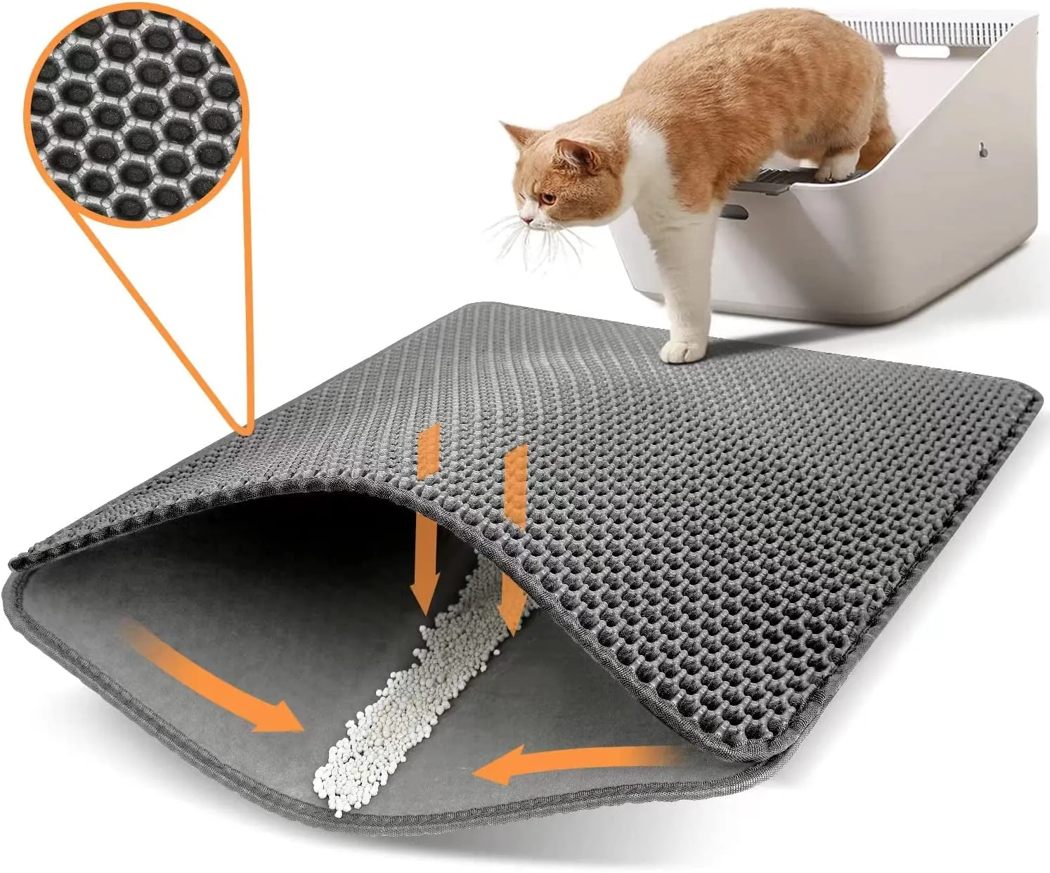 Double Layered Cat Litter Mat
