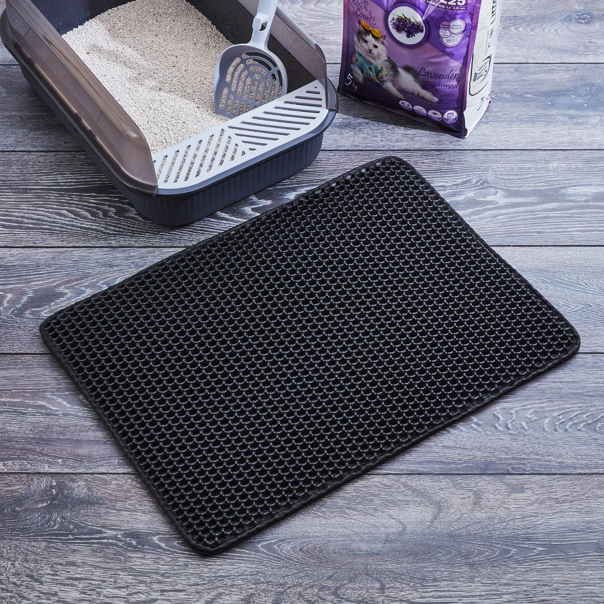 Double Layered Cat Litter Mat