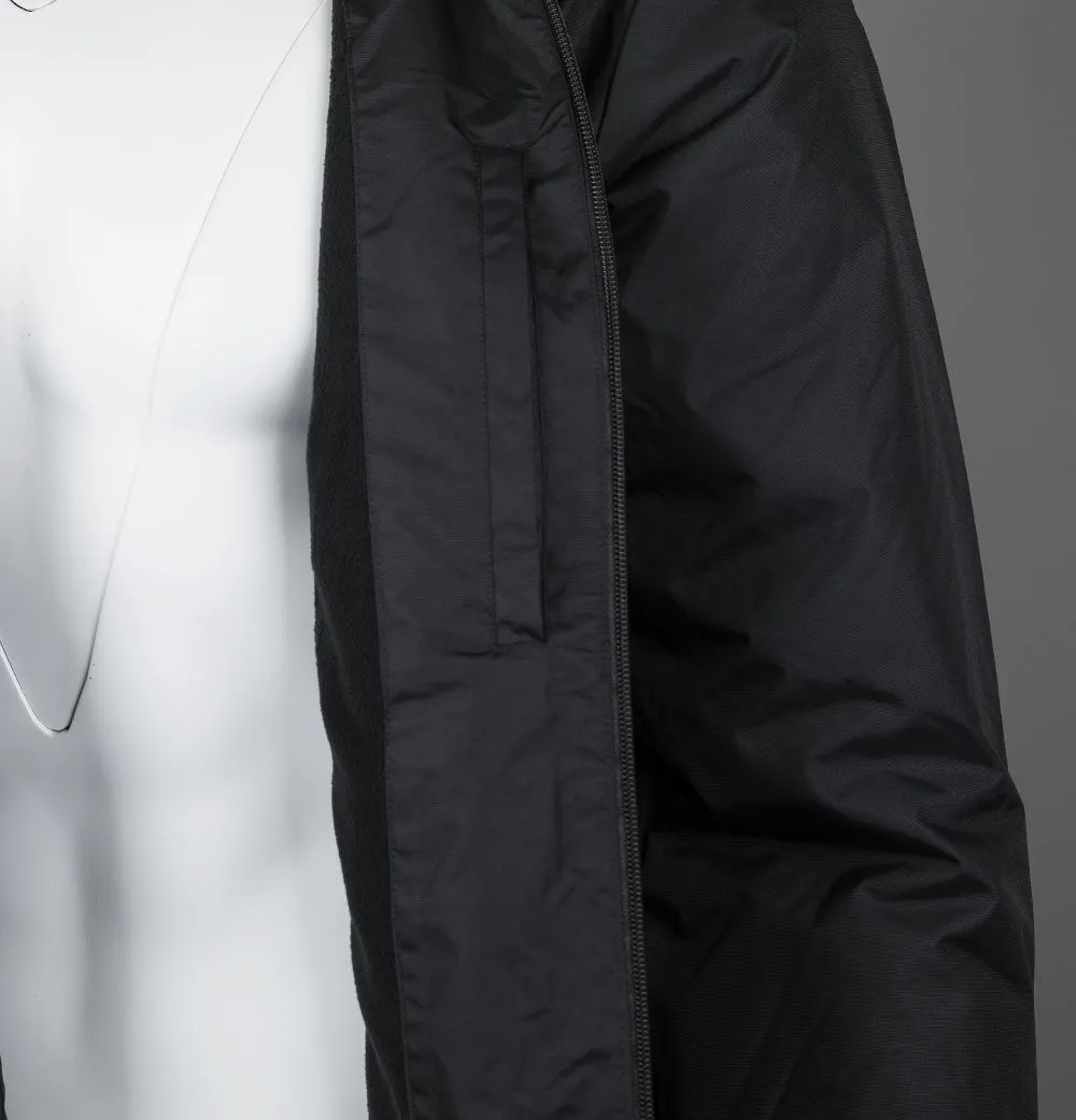 EA7 Logo Series Taping Hooded Bomber Jacket Black/Gold