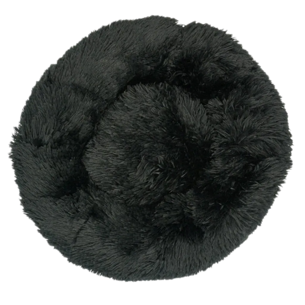Fluffy Plush Donut Pet Bed