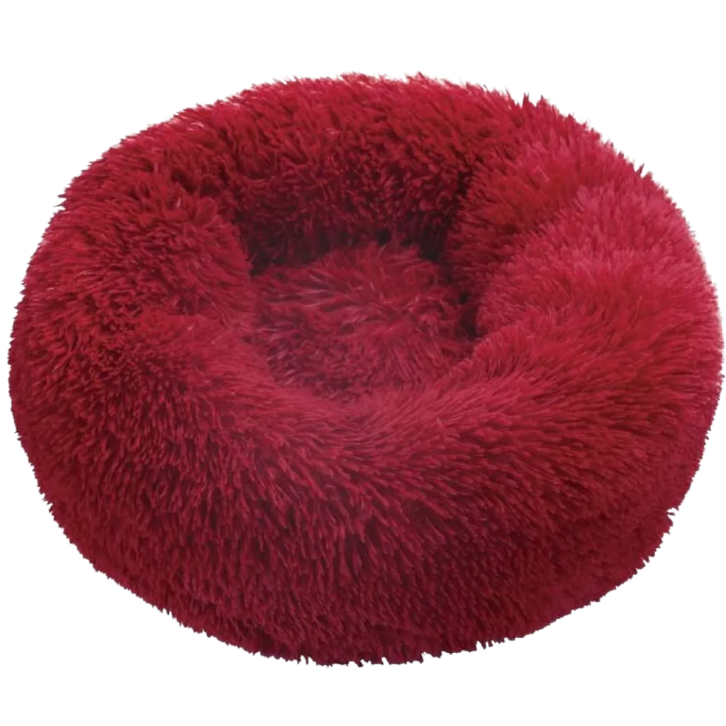 Fluffy Plush Donut Pet Bed