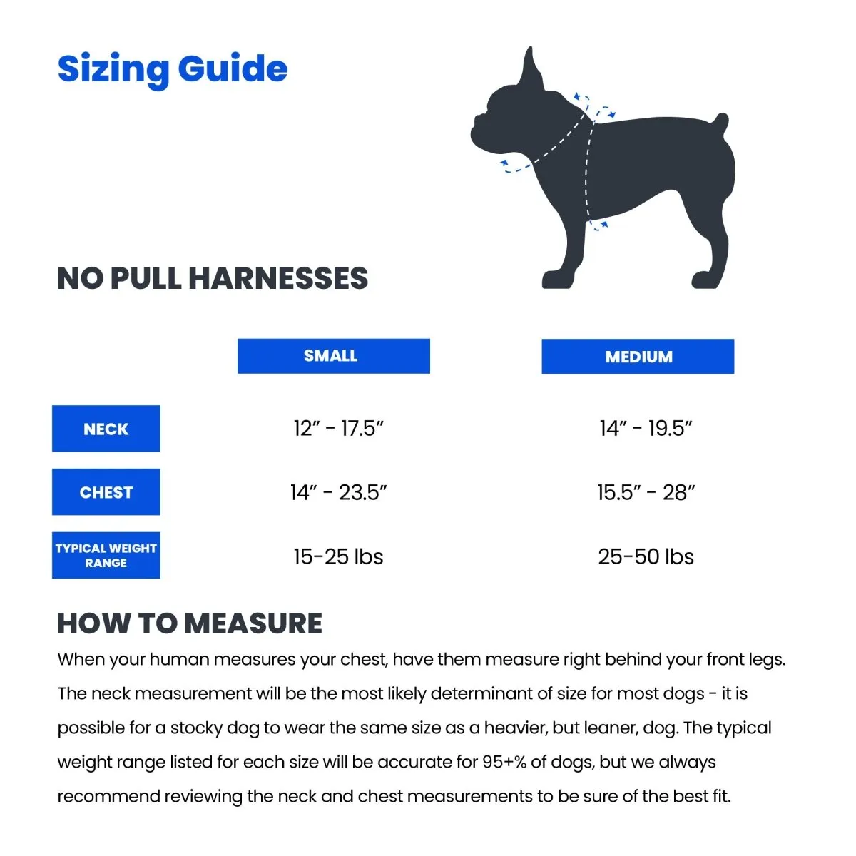 Frenchie Fam No Pull Dog Harness