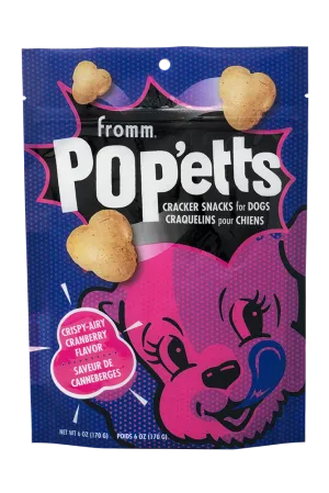 Fromm - Pop'etts - Crispy-Airy Cranberry Cracker Snacks
