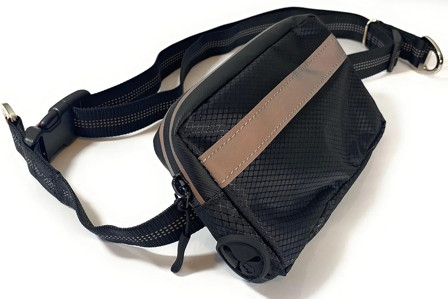 Hands-Free Dog Leash with Locking Carabiner & Waterproof Pouch  Adjustable Waist Belt for Running, Walking & Hiking with Reflective Design
