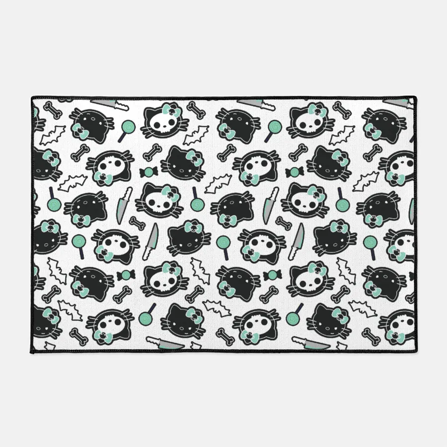Hello KILLy Large Mat - White/Green
