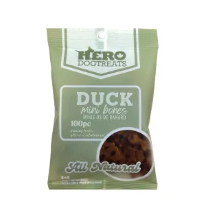 Hero Mini Bones Dog Treats - Duck 75g