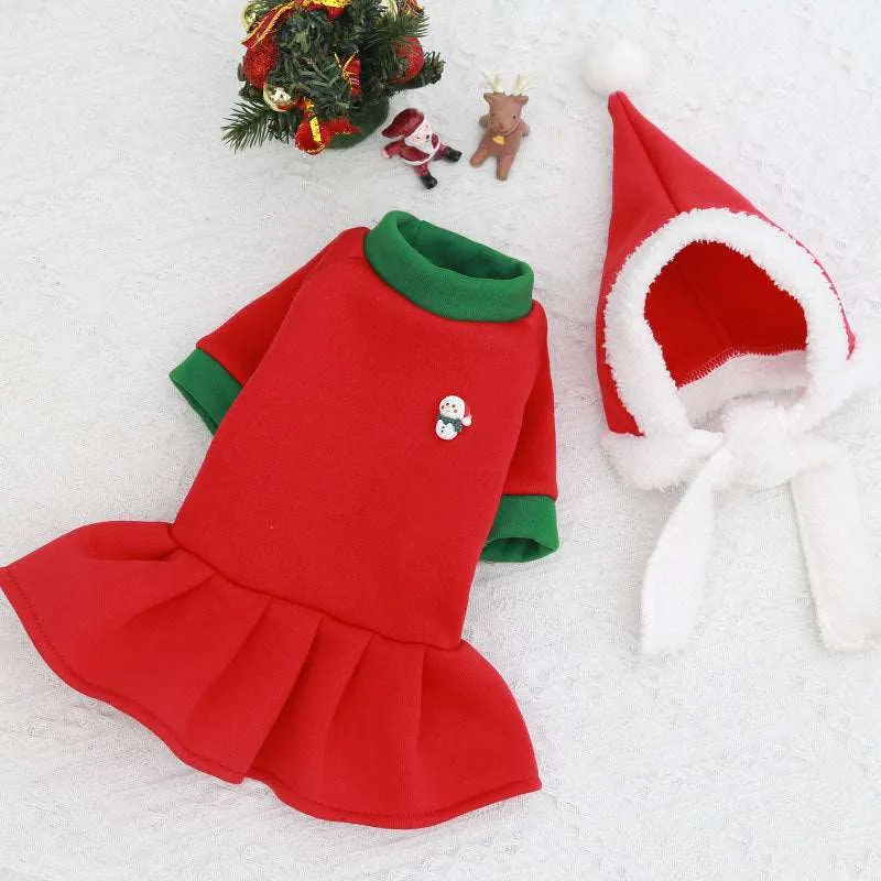 Holiday Pet Costume - Santa & Reindeer Outfit for Dogs