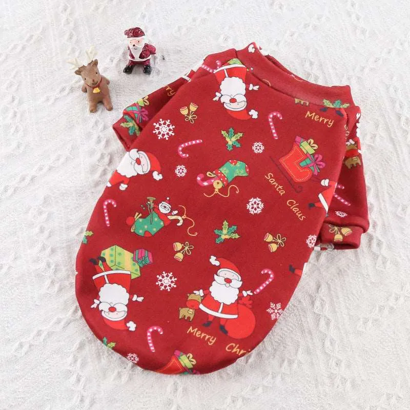 Holiday Pet Costume - Santa & Reindeer Outfit for Dogs