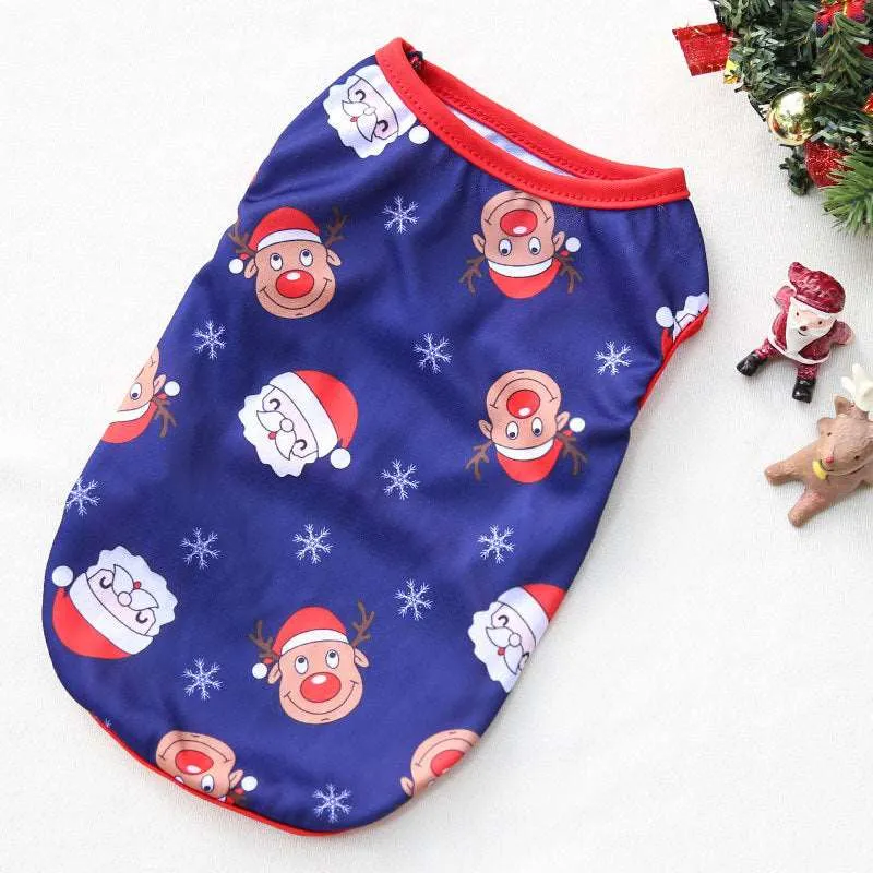 Holiday Pet Costume - Santa & Reindeer Outfit for Dogs