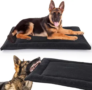 Hombys Chew Proof Crate Mat, Indestructible Dog Bed for Aggressive Chewers, Machine Washable Waterproof, Durable Puppy Kennel Pad, (22"x35")