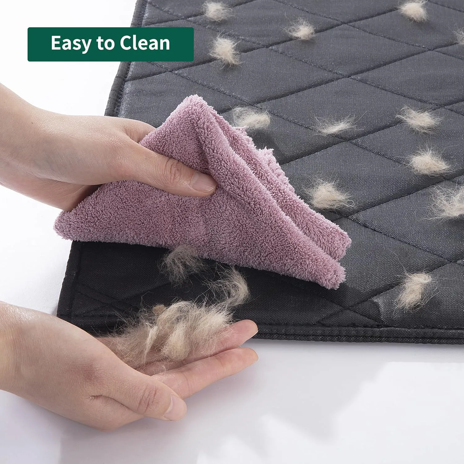 HOMBYS Chew Proof Dog Crate Pad Mat 35"x22", Upgraded Indestructible Training Fabric Pet Bed for Teething Puppy Who Chew Their Beds, Durable Kennel Pad for Dogs Cages