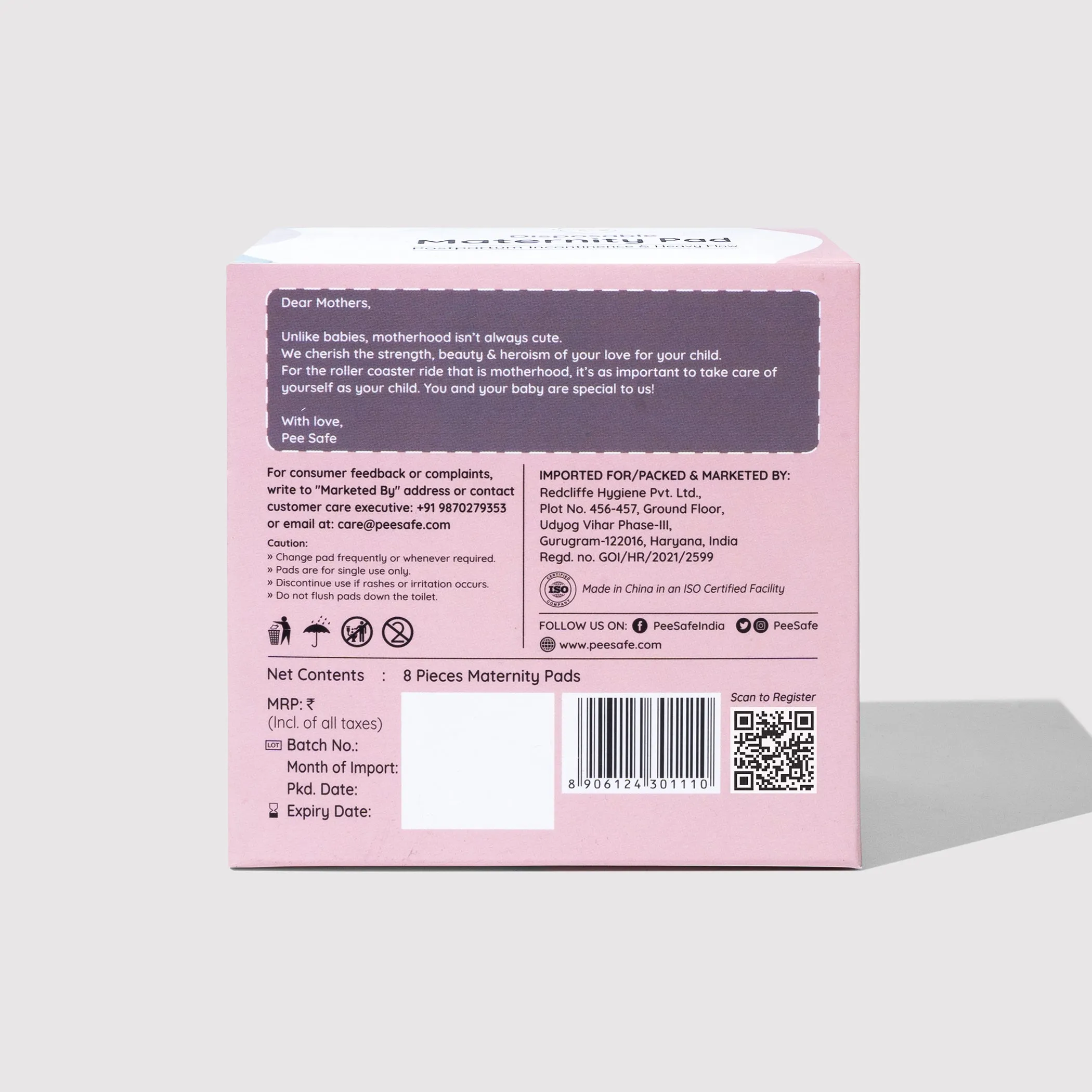 Maternity Pads - 8 Pads (480 MM)