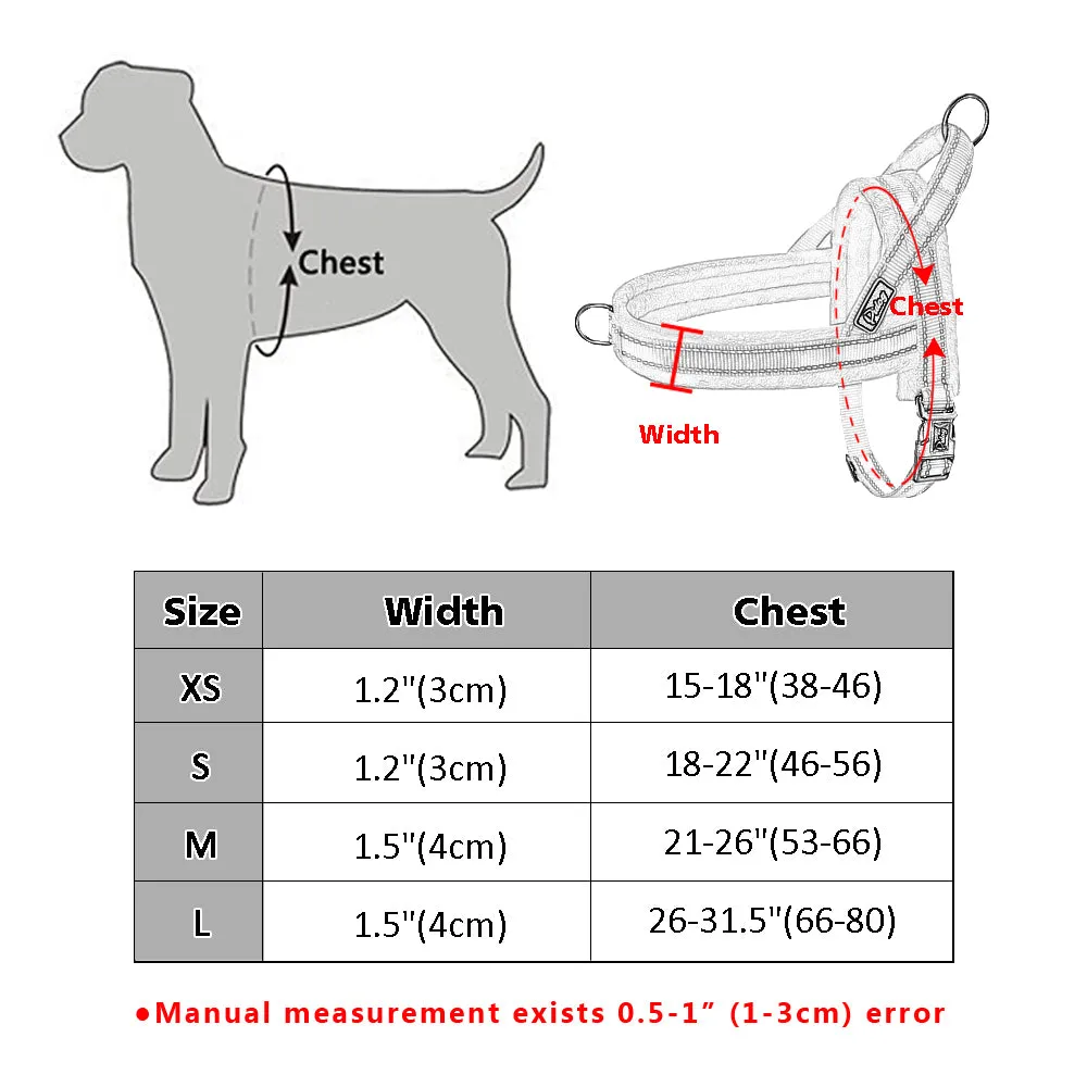 No Pull Nylon Dog Harness