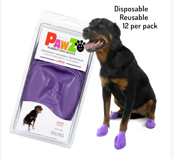 PawZ Rubber Dog Booties