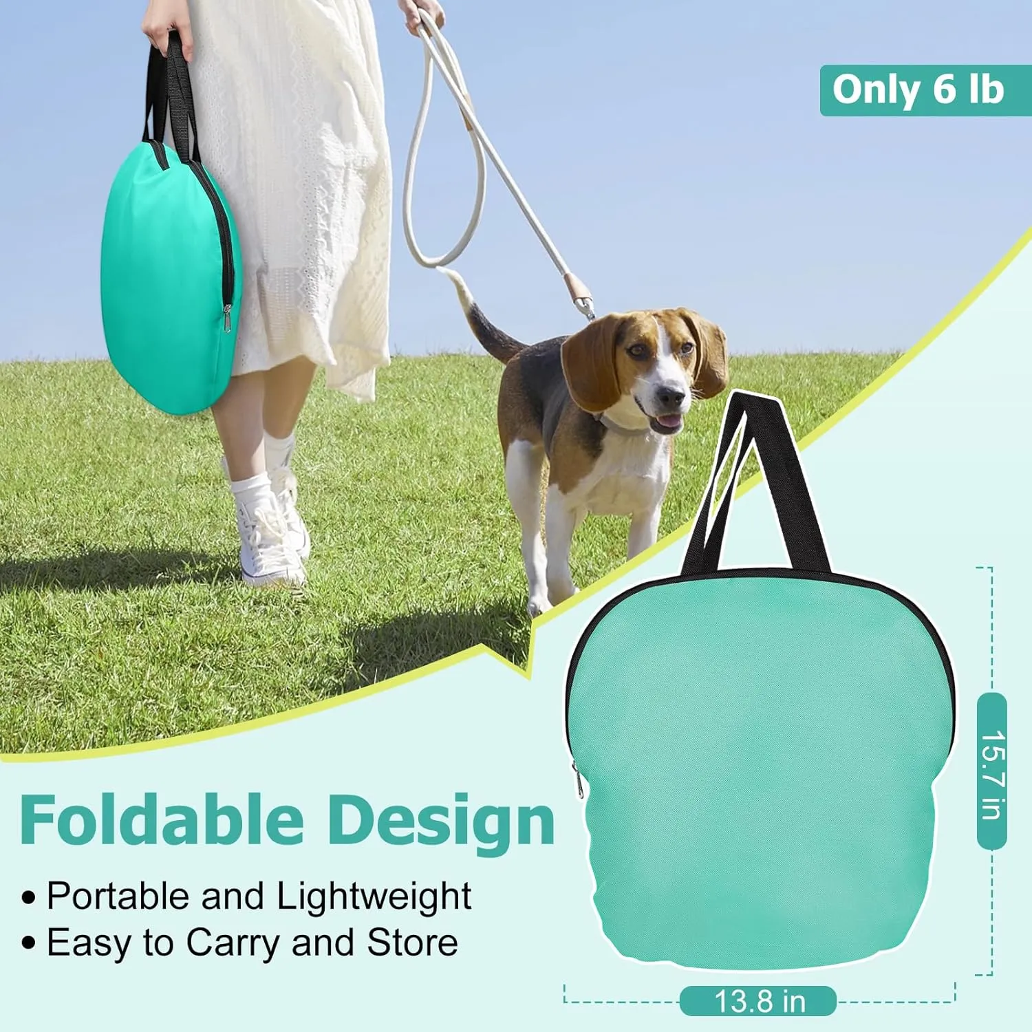 Portable Cat Playpen, Foldable Pet Dog Playpen with Pet Pee Pad, for Kitten Puppy Play Pen Indoor/Outdoor, Cats Enclosure Cages Tent with Carrying Case, 600D Oxford 8-Rods, 32"x24"x22"