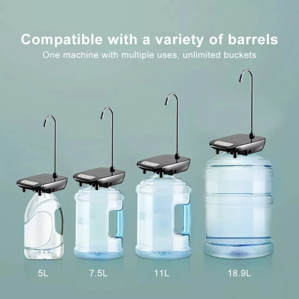 Rechargeable Water Bottle Dispenser Drinking Water Pump with Base JR-758