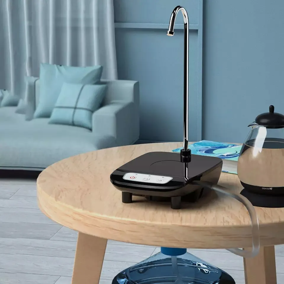Rechargeable Water Bottle Dispenser Drinking Water Pump with Base JR-758