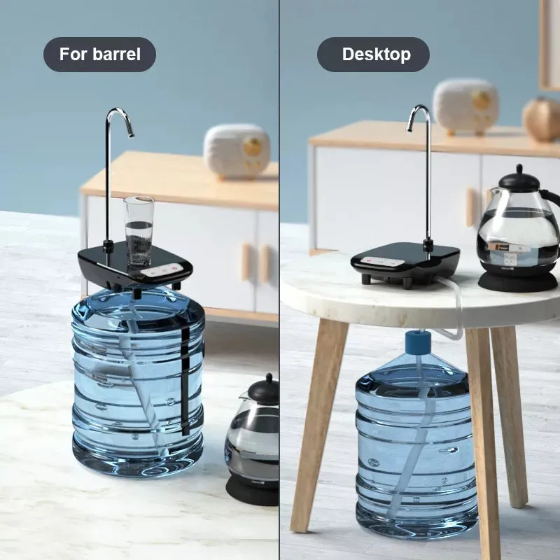 Rechargeable Water Bottle Dispenser Drinking Water Pump with Base JR-758