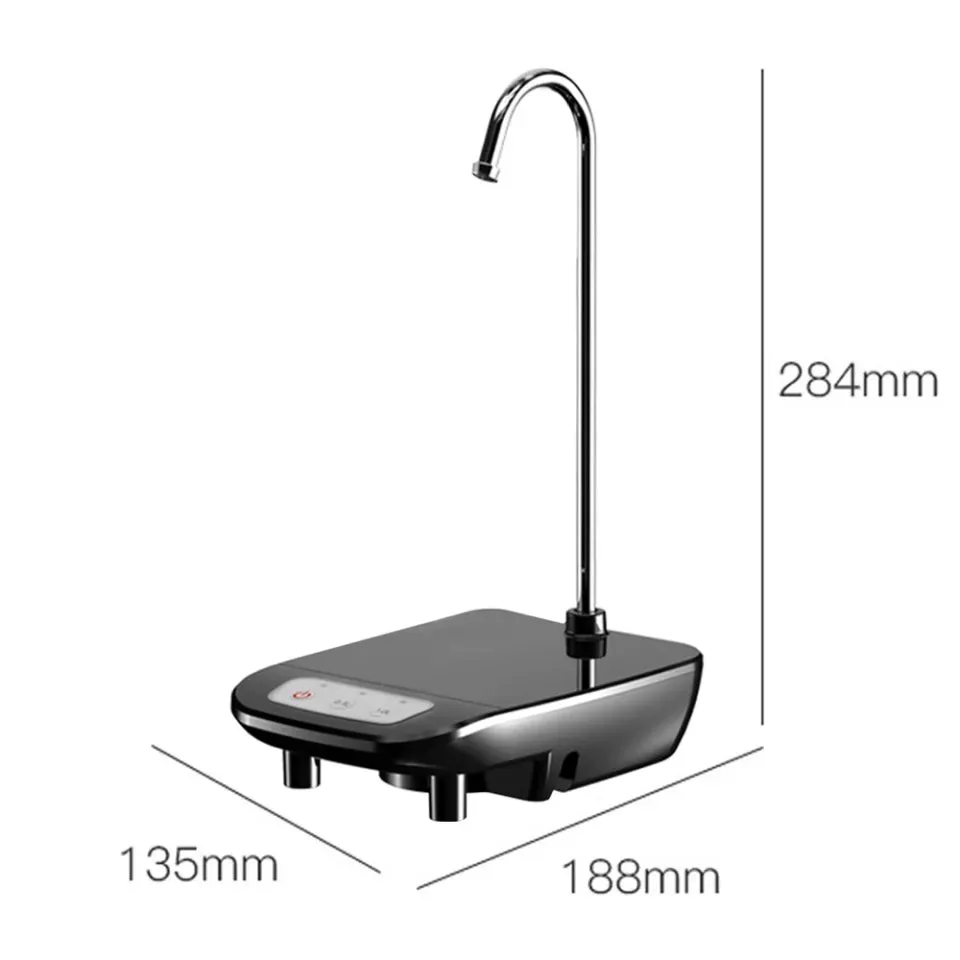 Rechargeable Water Bottle Dispenser Drinking Water Pump with Base JR-758
