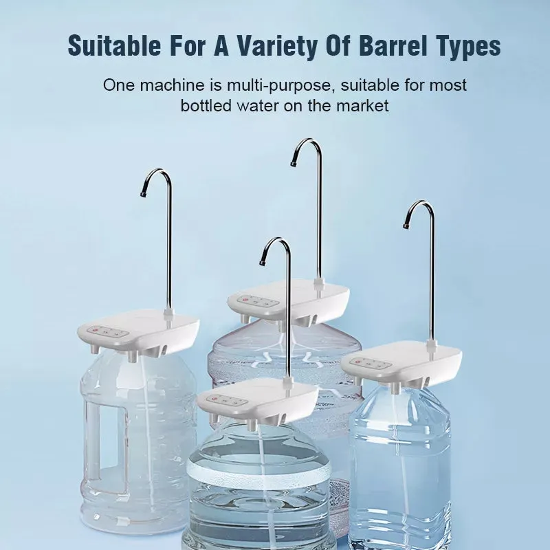 Rechargeable Water Bottle Dispenser Drinking Water Pump with Base JR-758