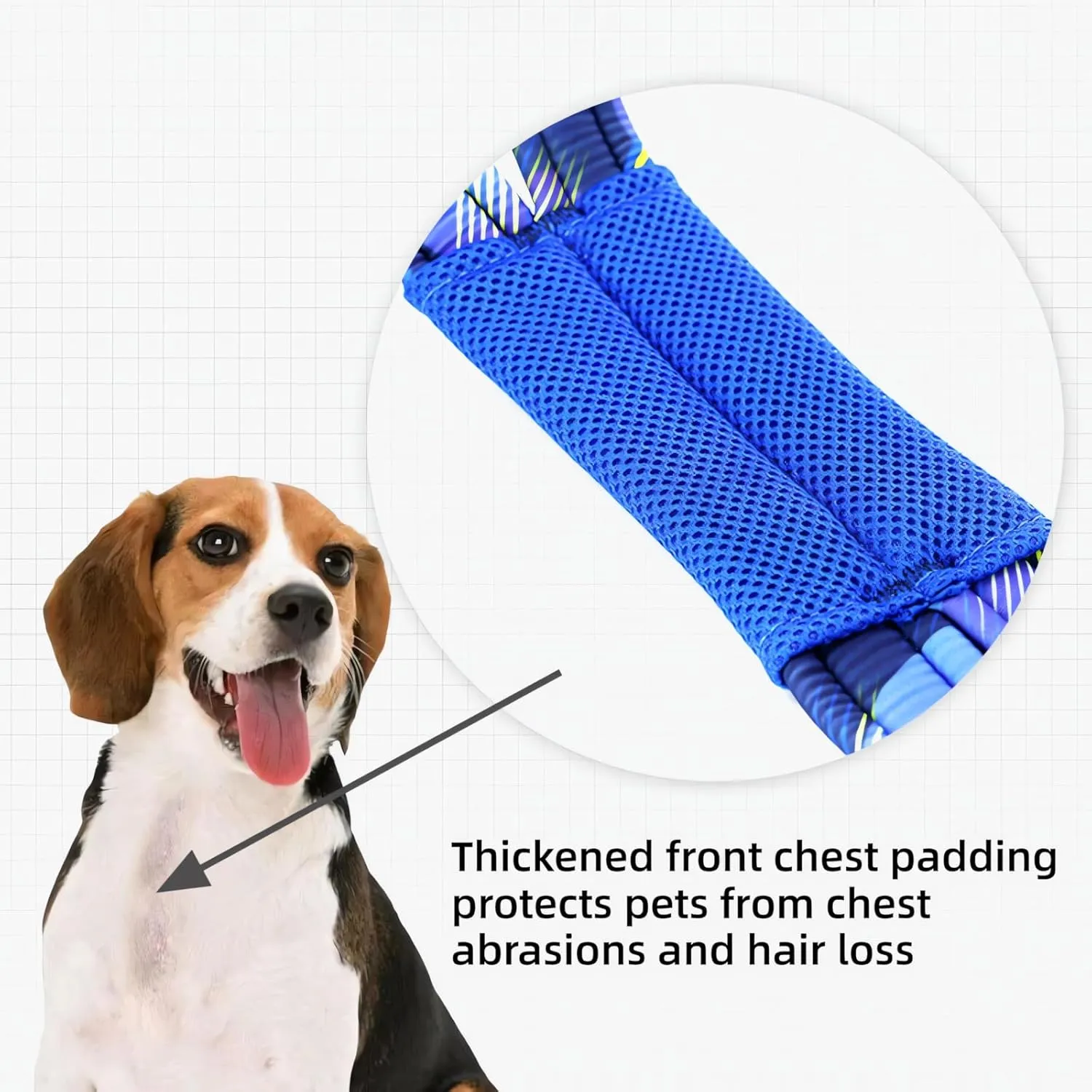 Sled Dog Chest and Back Harness, Suitable for Medium and Large Dogs, Husky Alaskan Snowboard Leash Traction Rope, Dog Weight Pulling Safety Belt (Red, L)