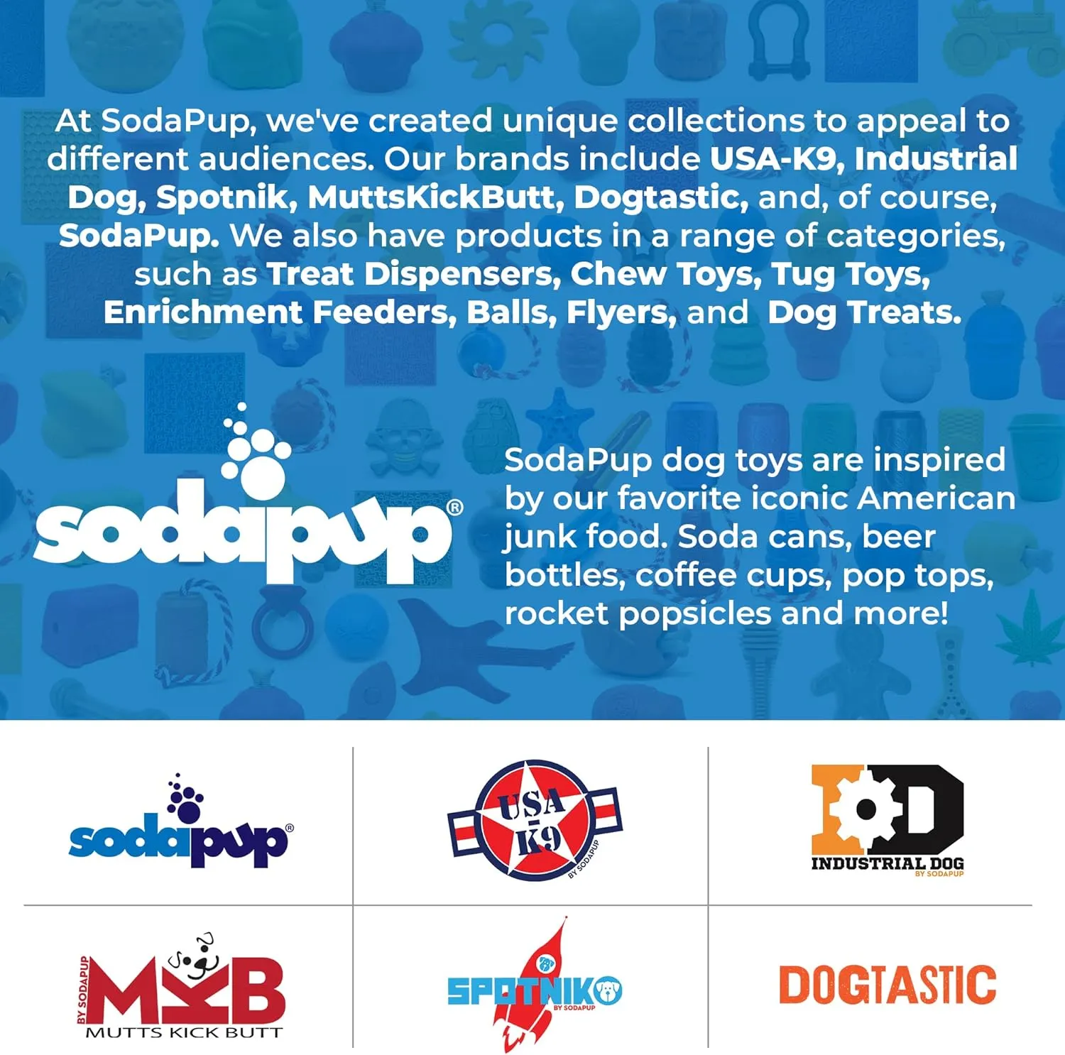 SodaPup Coffee Cup  Durable Dog Treat Dispenser & Chew Toy Made in USA from Non-Toxic, Pet Safe, Food Safe Natural Rubber Material for Mental Stimulation, Problem Chewing, Calming Nerves, & More