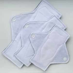 Solid White 3 Piece Pad Set